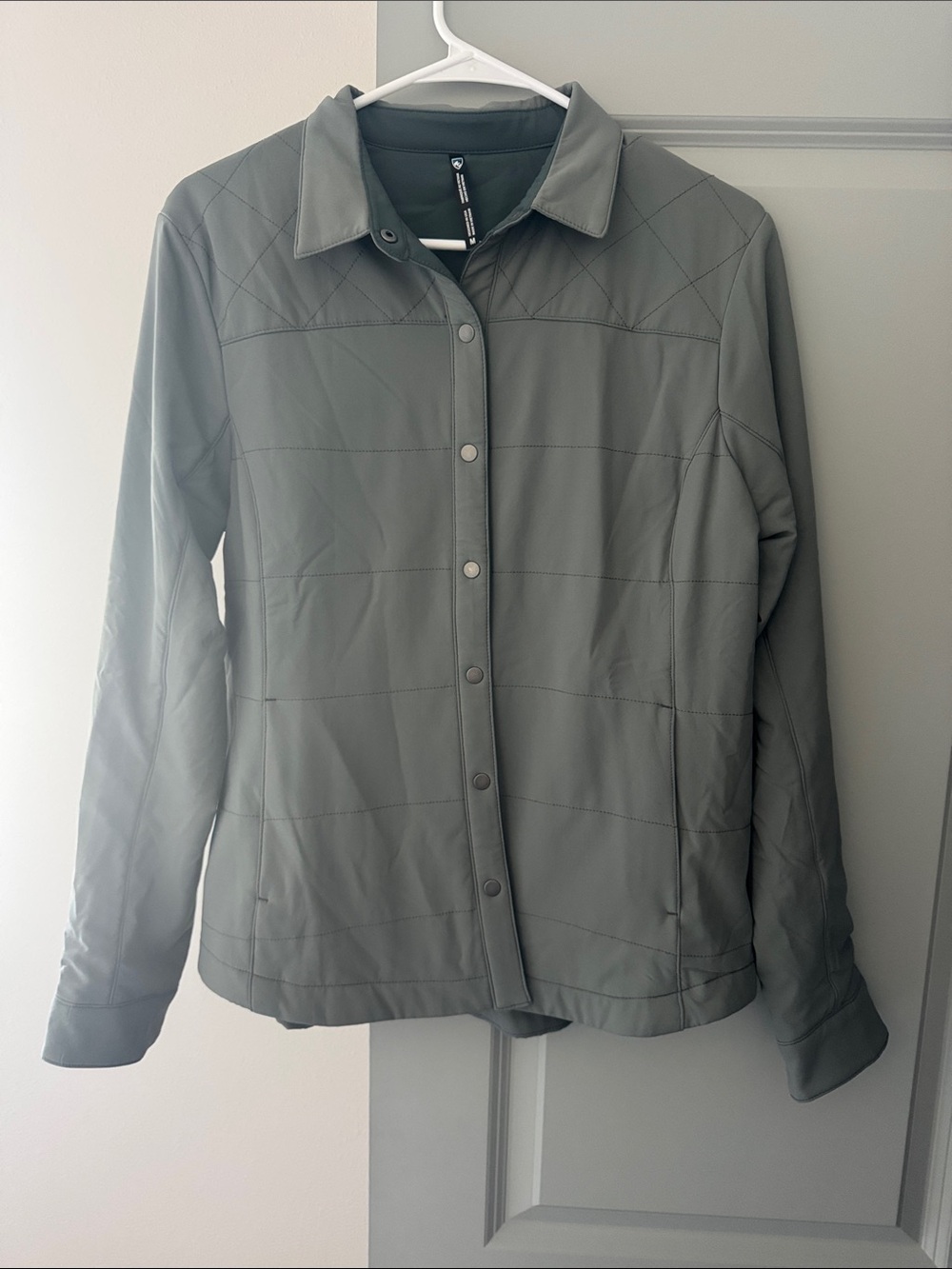 Kuhl Quilted Button-Front Jacket - Gray